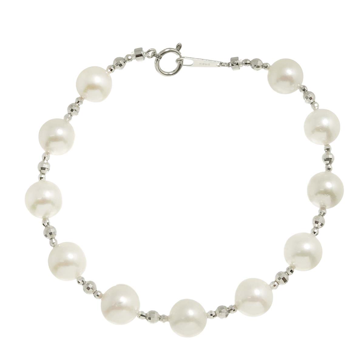 Akoya Pearl 8.1mm Bracelet 18K WG White Gold 750