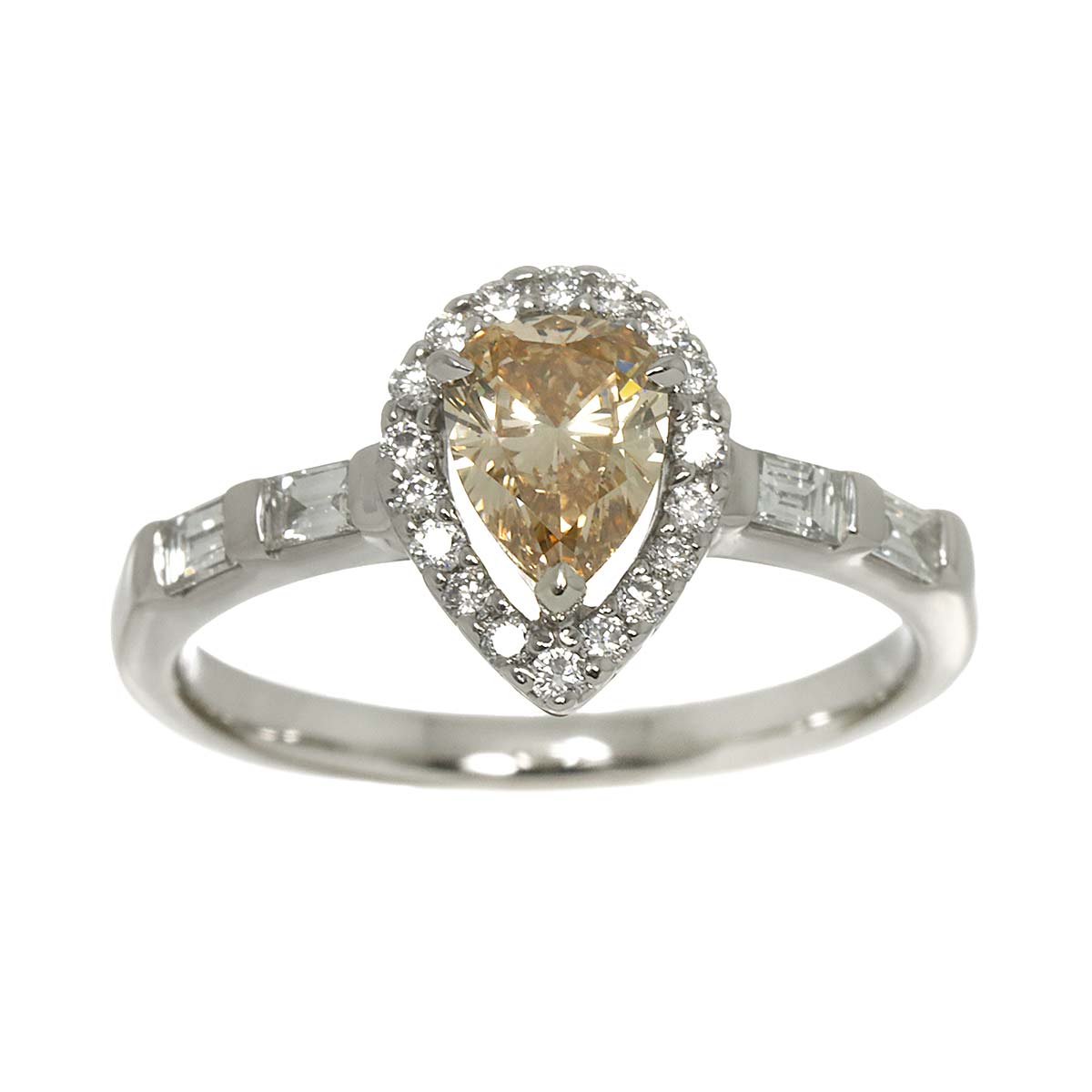 Diamond 0.621ct/0.31ct Ring Pt Platinum size6(US)