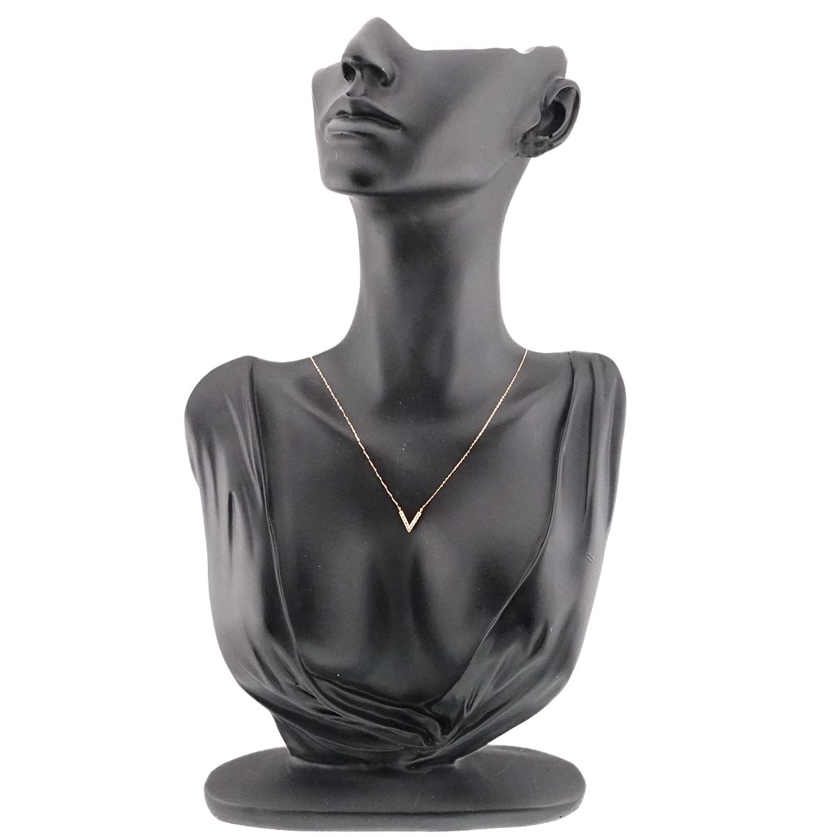 Diamond 0.10ct Necklace 18K YG Yellow Gold 750