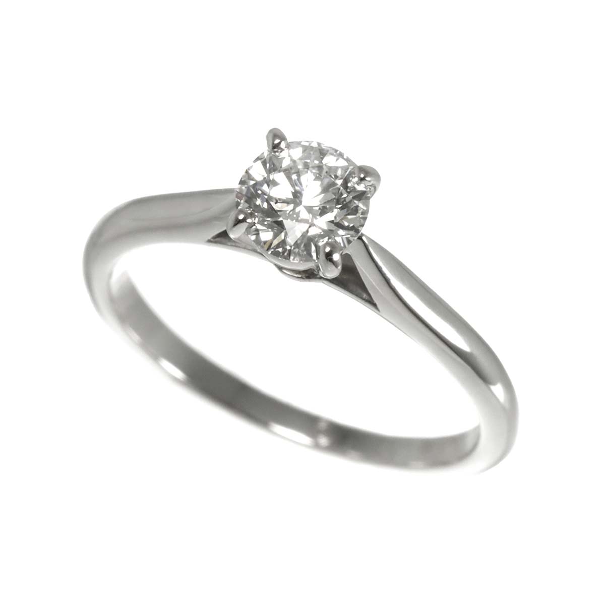 Diamond 0.45ct F/VVS1 Ring Pt Size48 4.5(US)