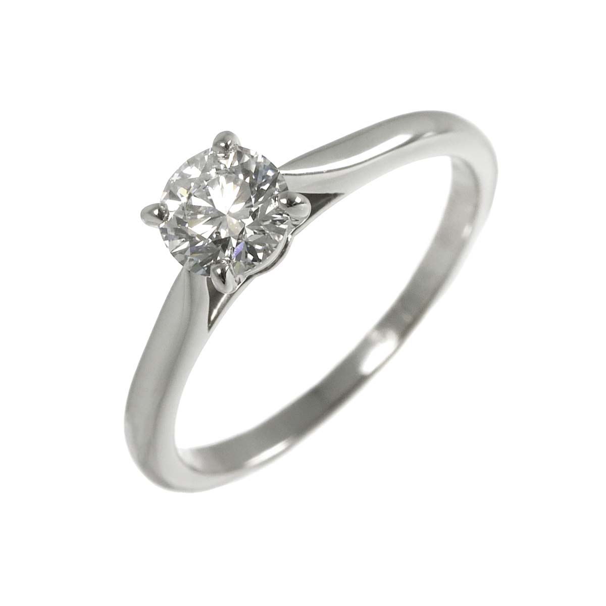 Diamond 0.45ct F/VVS1 Ring Pt Size48 4.5(US)