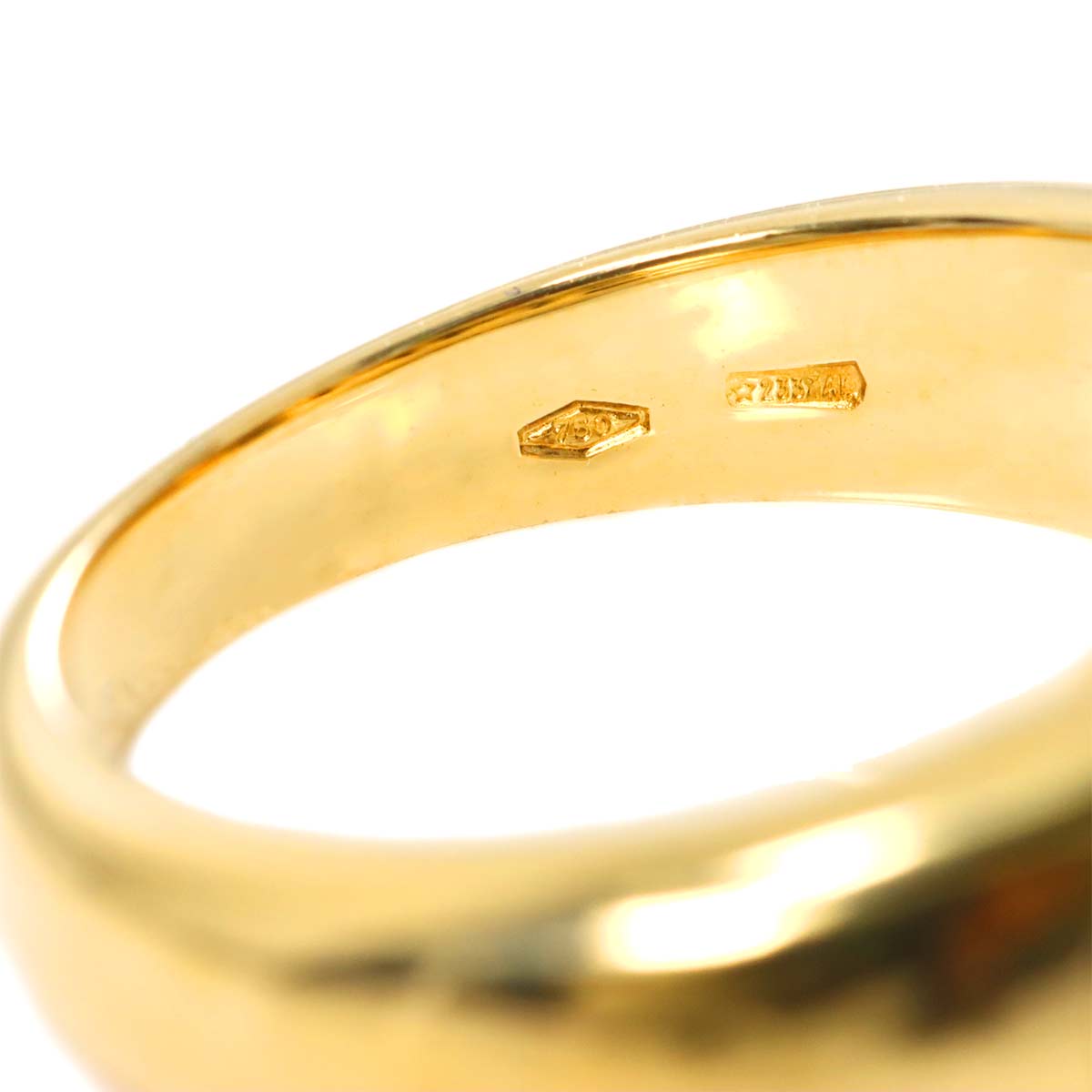 Parentesi Ring 18K Yellow Gold 750 Size5.5-5.75(US)