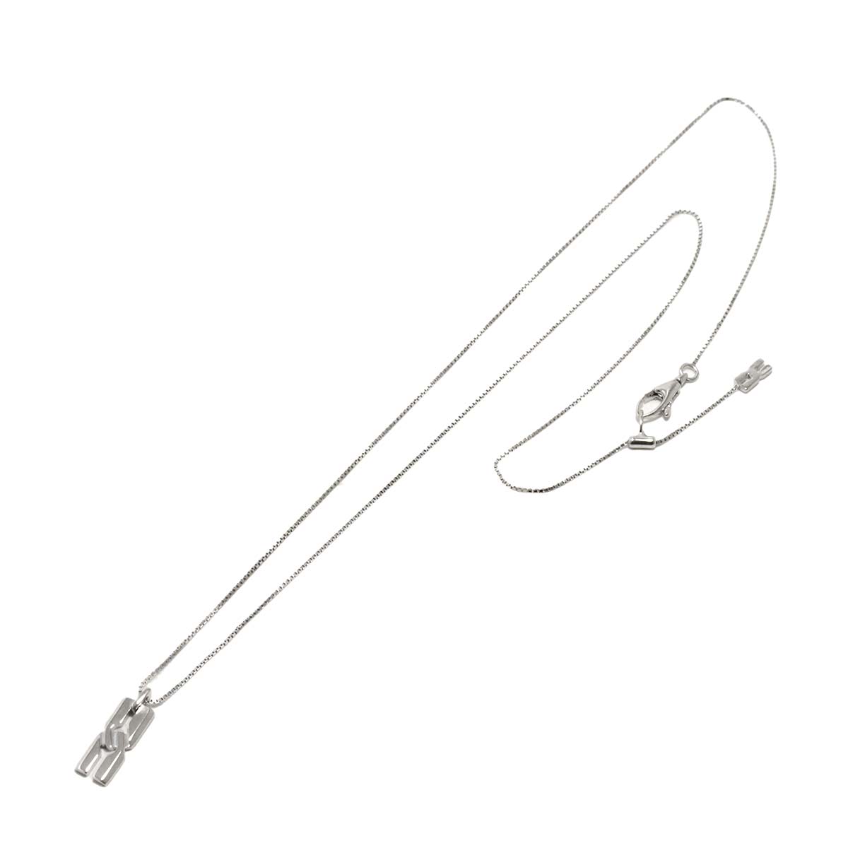 Infinity Necklace 18K White Gold 750