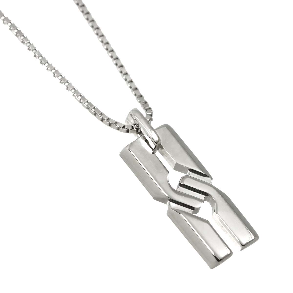 Infinity Necklace 18K White Gold 750