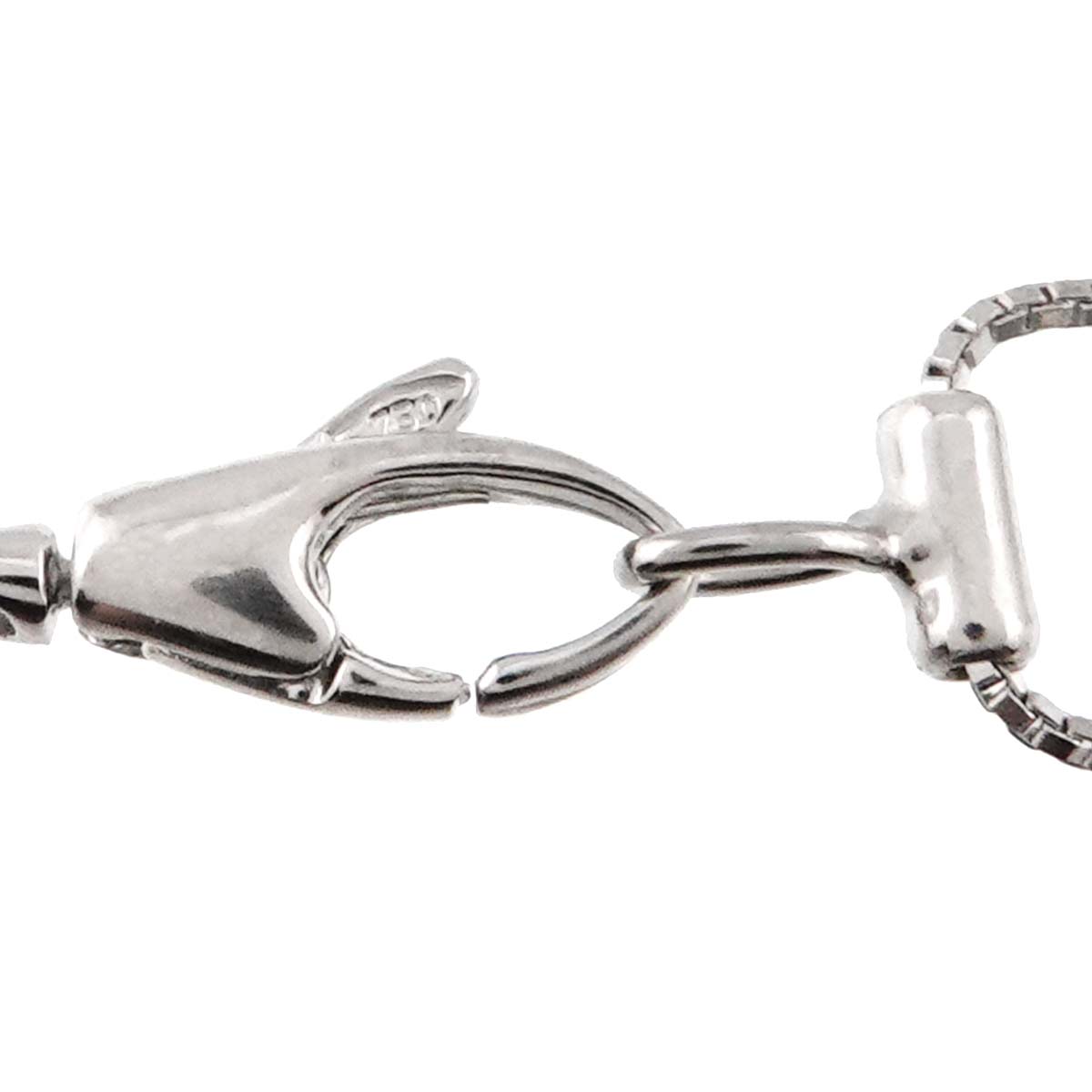 Infinity Necklace 18K White Gold 750