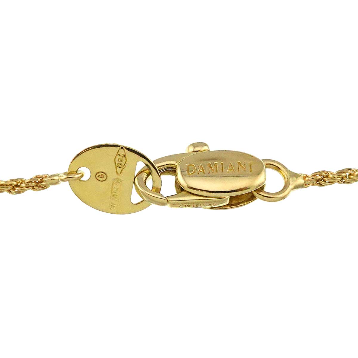 Belle Epoque XS Diamond Cross Necklace 18K YG 750