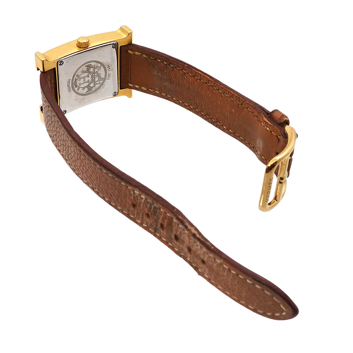 H Watch HH1 201 Quartz Gold Dial Ladies Watch