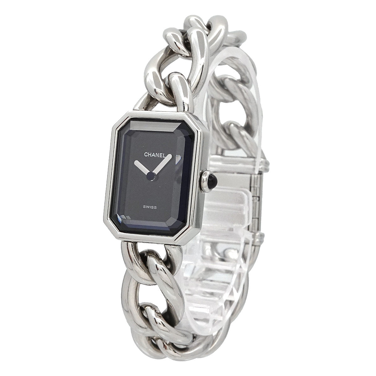 Premiere L Size H0452 Quartz Black Dial Ladies Watch