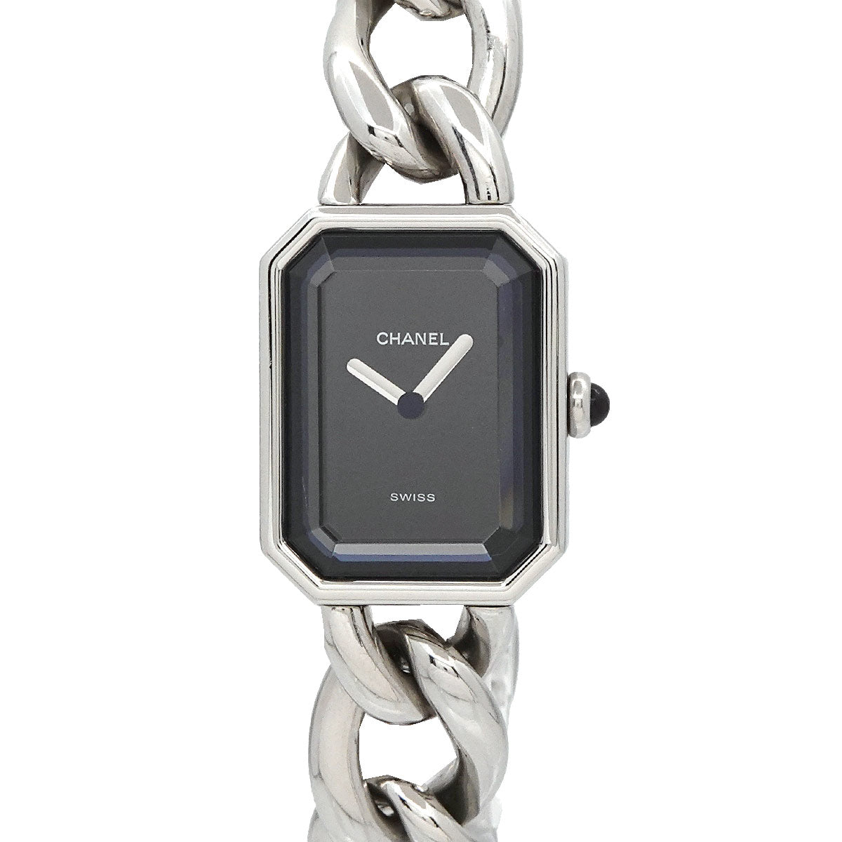 Premiere L Size H0452 Quartz Black Dial Ladies Watch