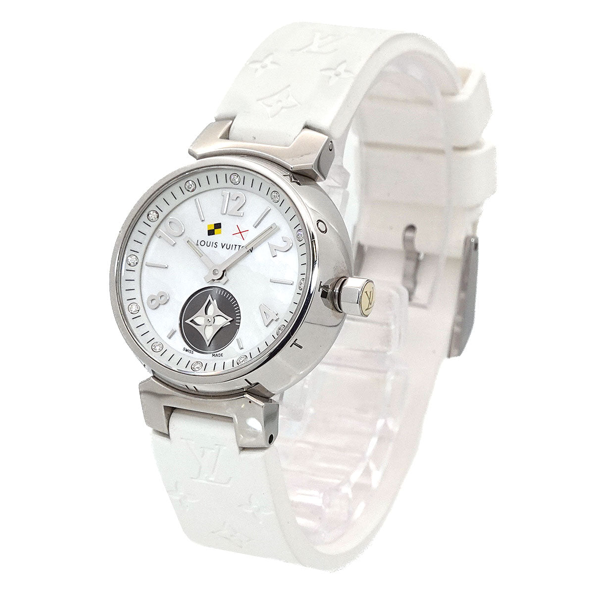 Tambour Lovely Cup PM Q12M0 Diamond White Shell Dial
