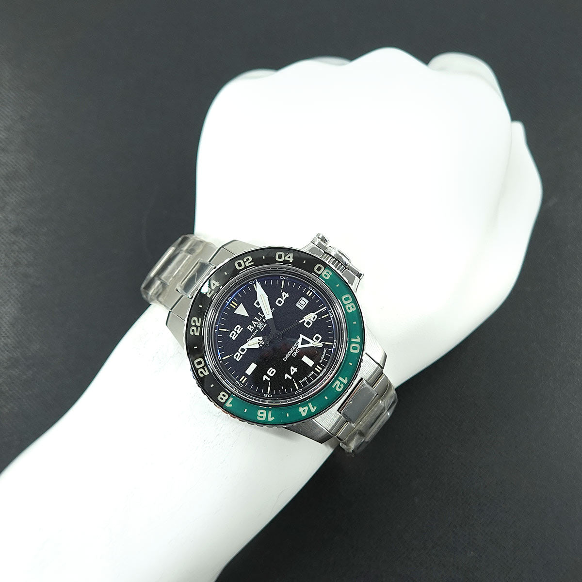 Engineer Hydrocarbon Aero GMT II Automatic Black Dial Mens Watch