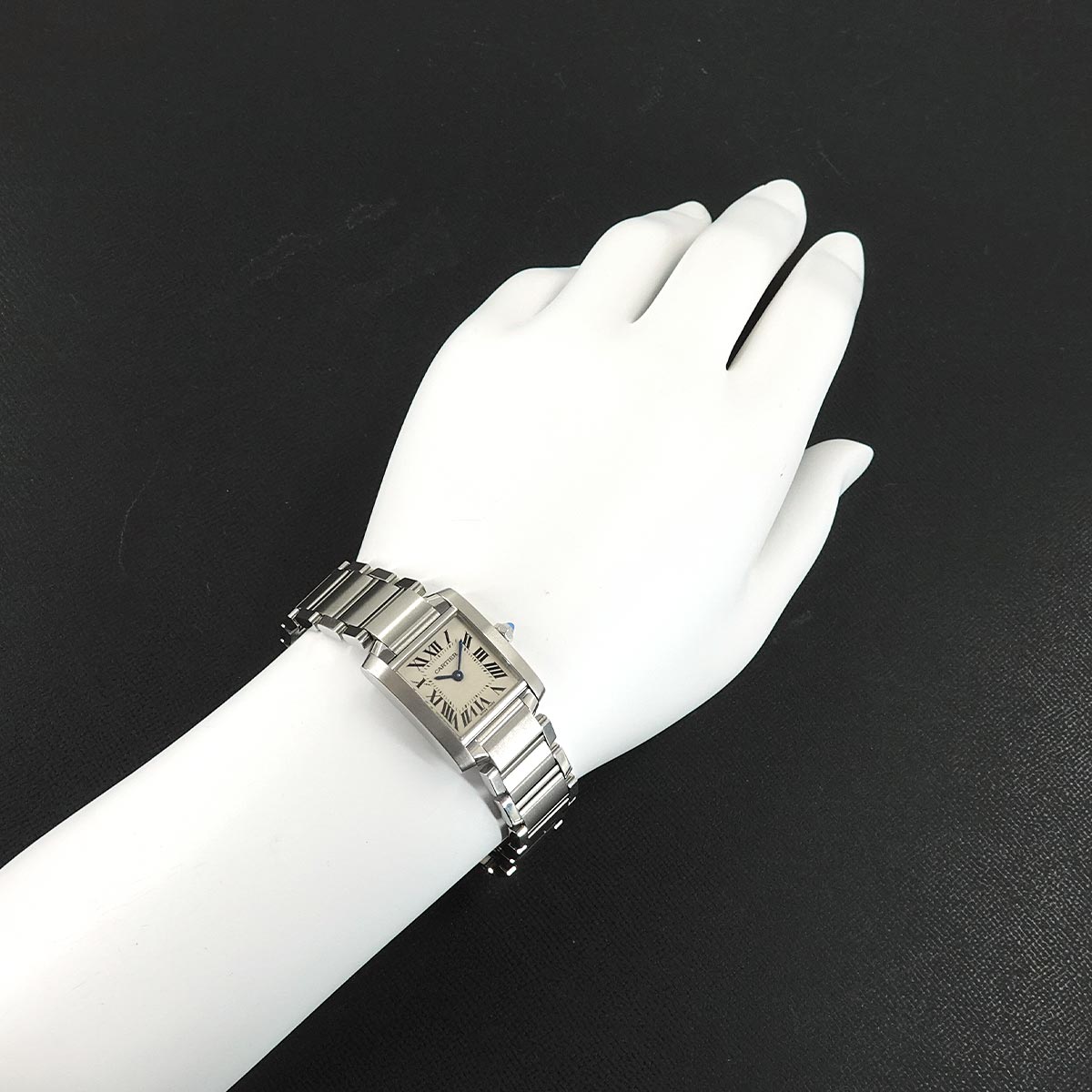 Tank Francaise SM W51008Q3 Quartz Cream Dial Ladies Watch