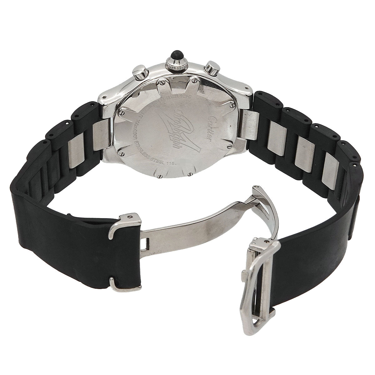 Must 21 Chronoscaph W10125U2 Quartz Black Dial Mens Watch