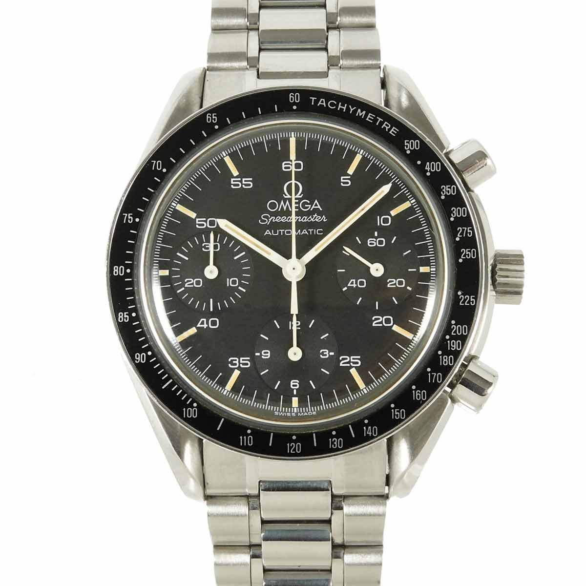 Speedmaster Chronograph 3510 50 Automatic Black Dial Mens Watch
