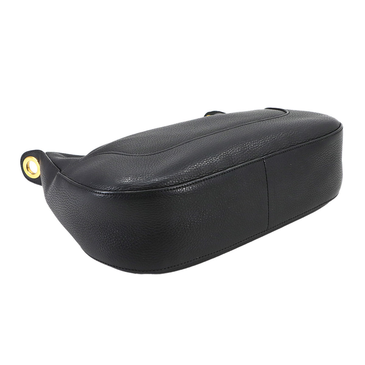 Shoulder Bag Leather Black 1BC052 Purse