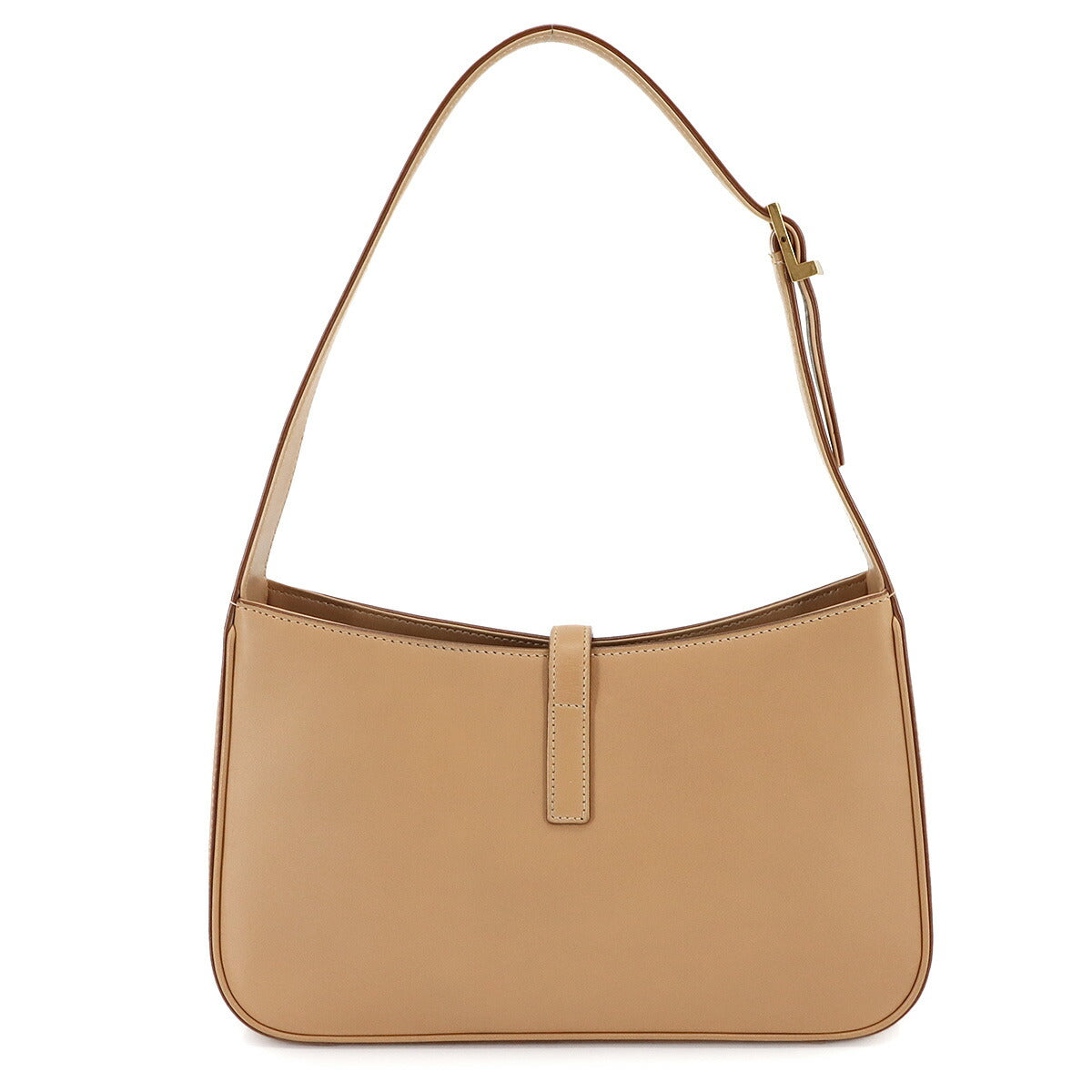 LE5A7 Monogram Shoulder Bag Leather Beige 657228