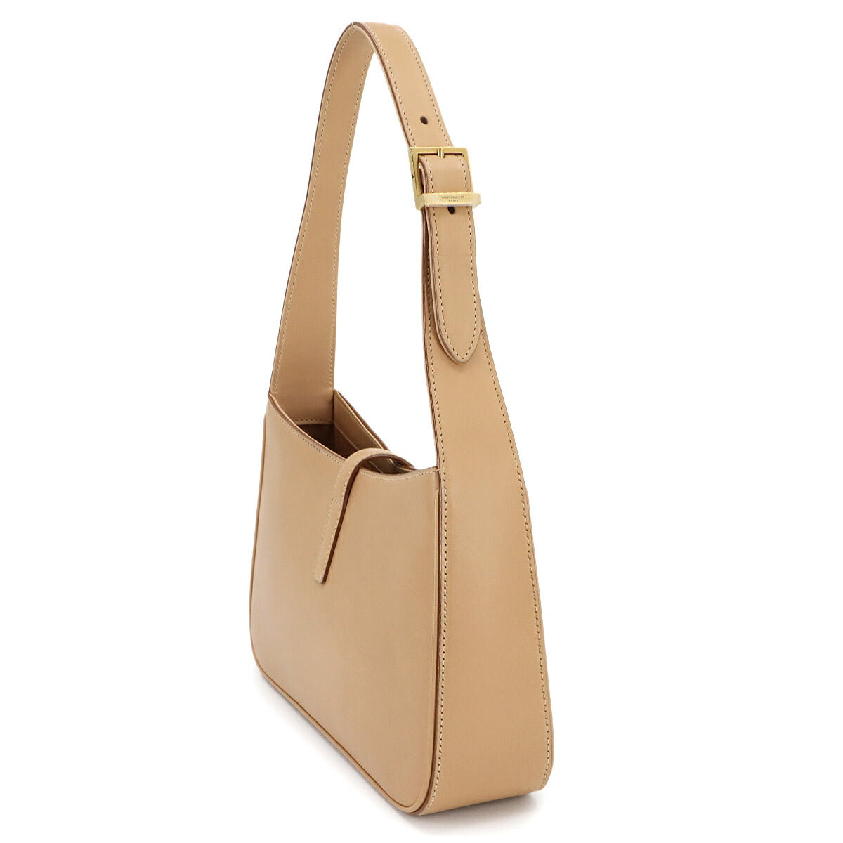 LE5A7 Monogram Shoulder Bag Leather Beige 657228