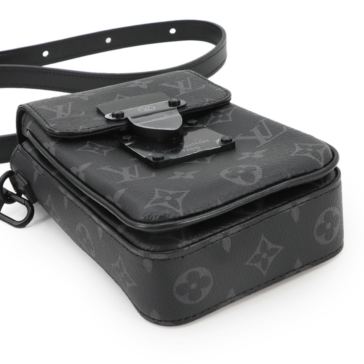 Monogram Eclipse S-Lock Vertical Wearable Wallet