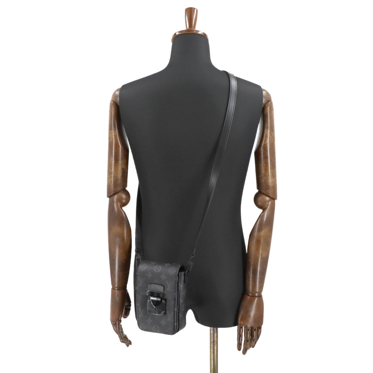 Monogram Eclipse S-Lock Vertical Wearable Wallet