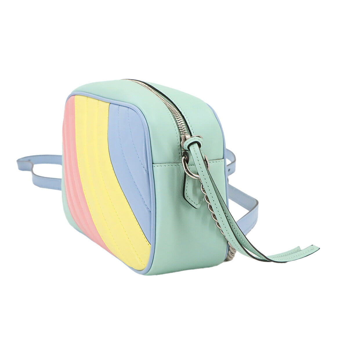 GG Marmont Quilting Small Chain Shoulder Bag Leather Multicolor