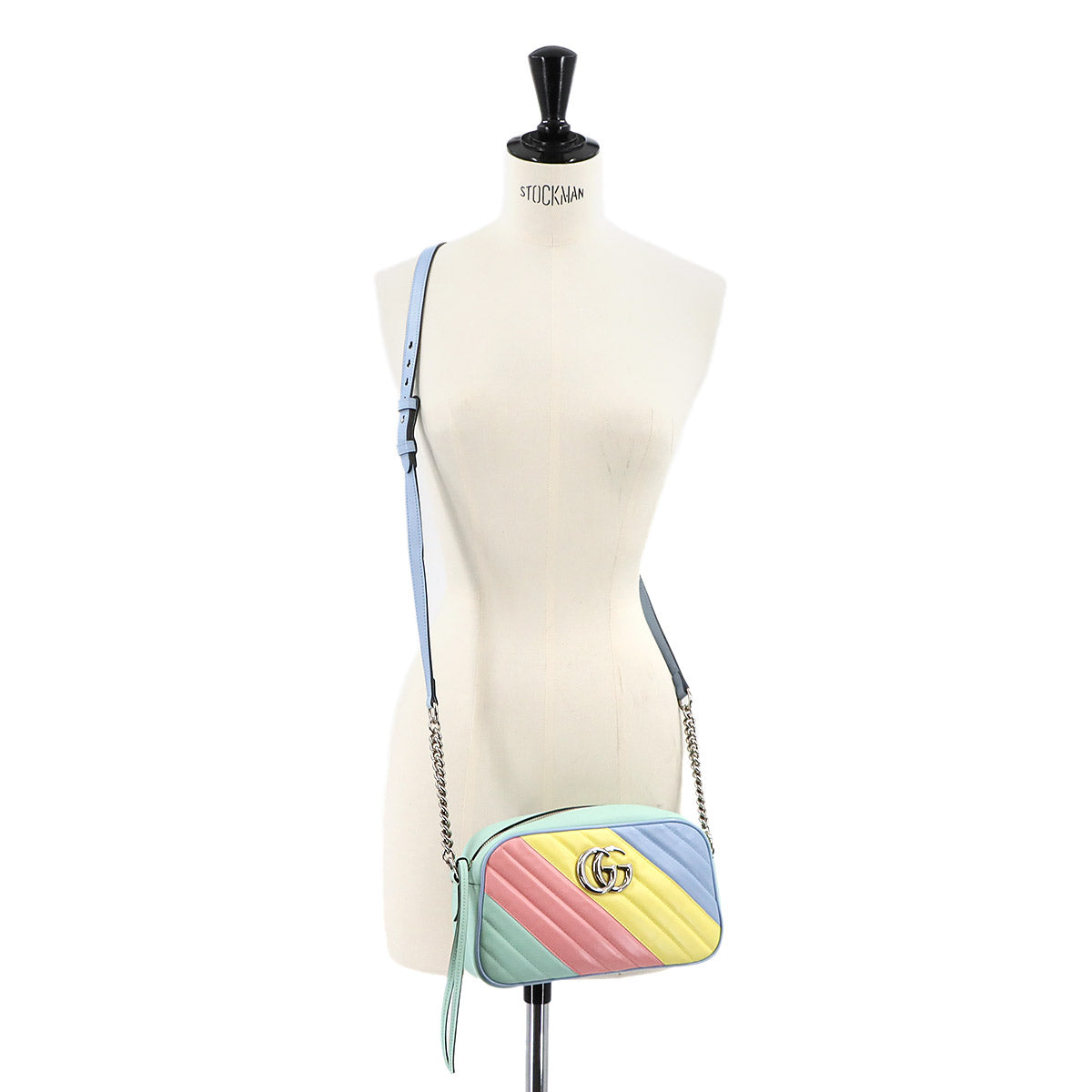 GG Marmont Quilting Small Chain Shoulder Bag Leather Multicolor