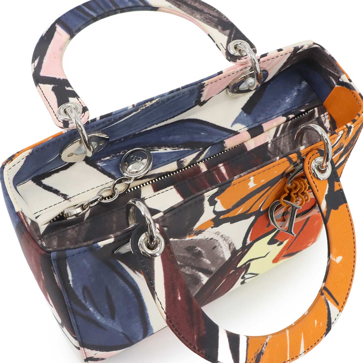 Lady dior Medium 2way Hand Shoulder Bag Nylon