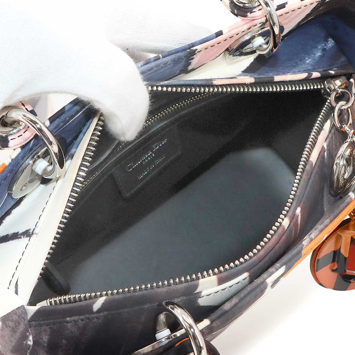 Lady dior Medium 2way Hand Shoulder Bag Nylon