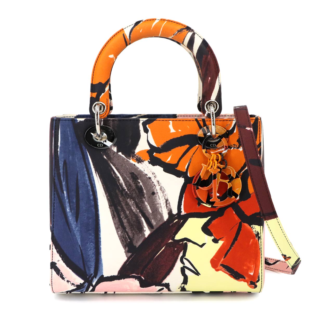 Lady dior Medium 2way Hand Shoulder Bag Nylon