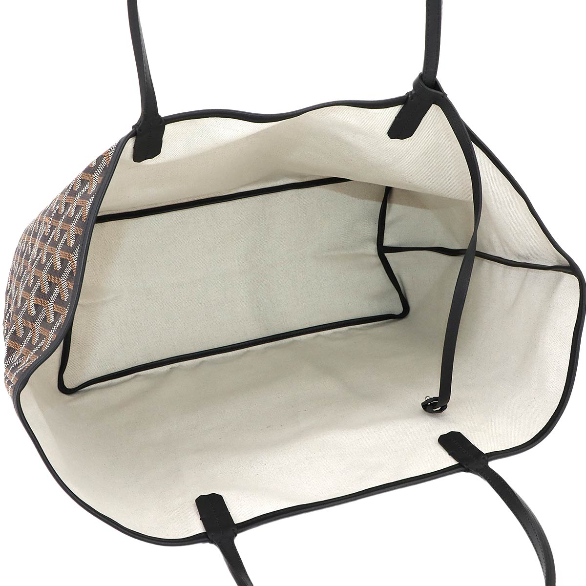 Saint Louis GM Tote Bag PVC Leather Black Unisex