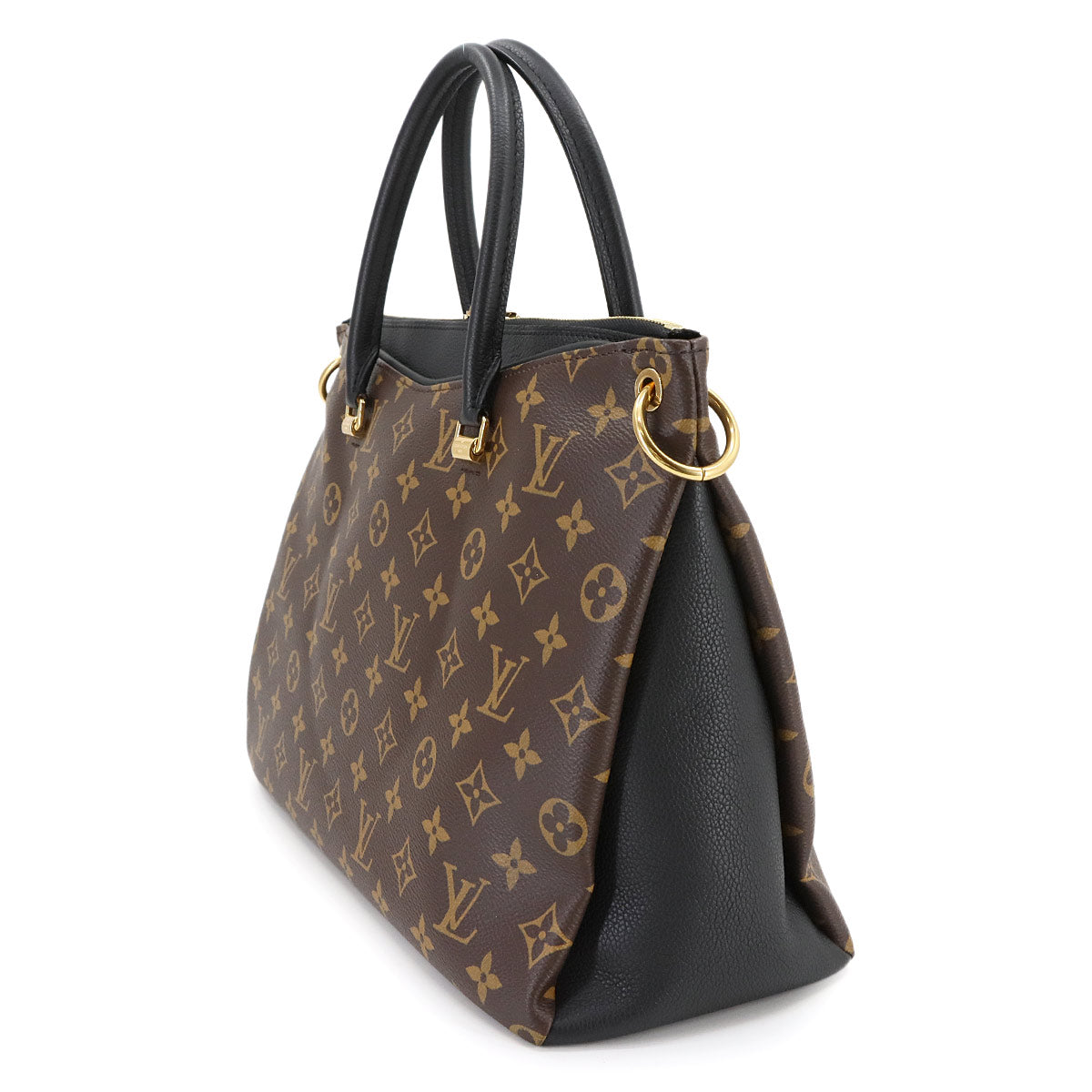 Monogram Pallas 2way Hand Shoulder Bag Brown Noir M42756