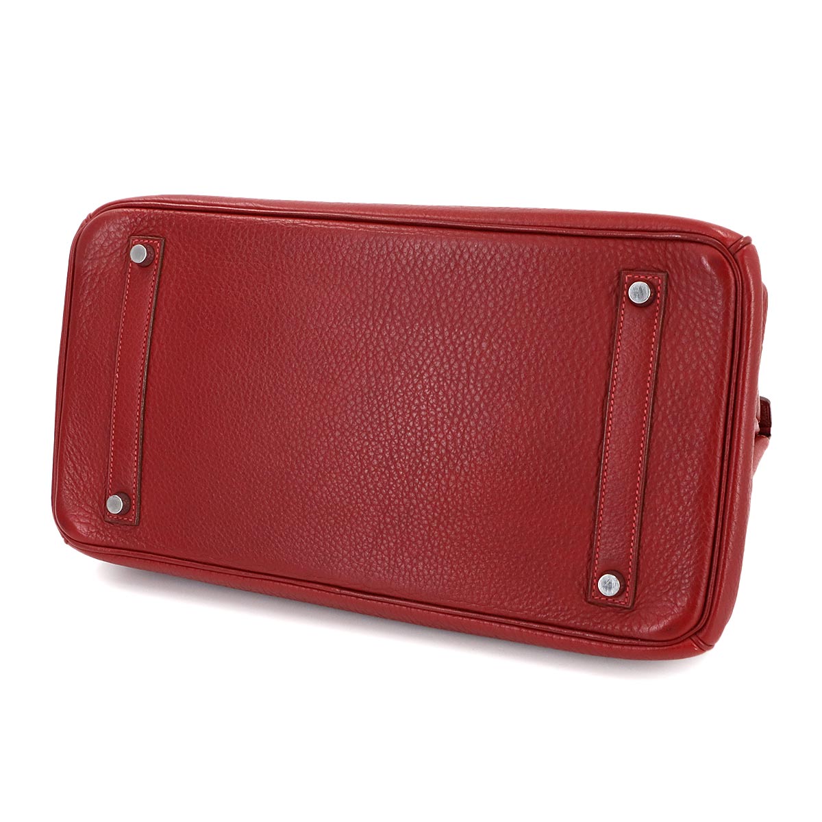 Birkin 35 Veau Togo Rouge Vif Hand Bag Purse Red