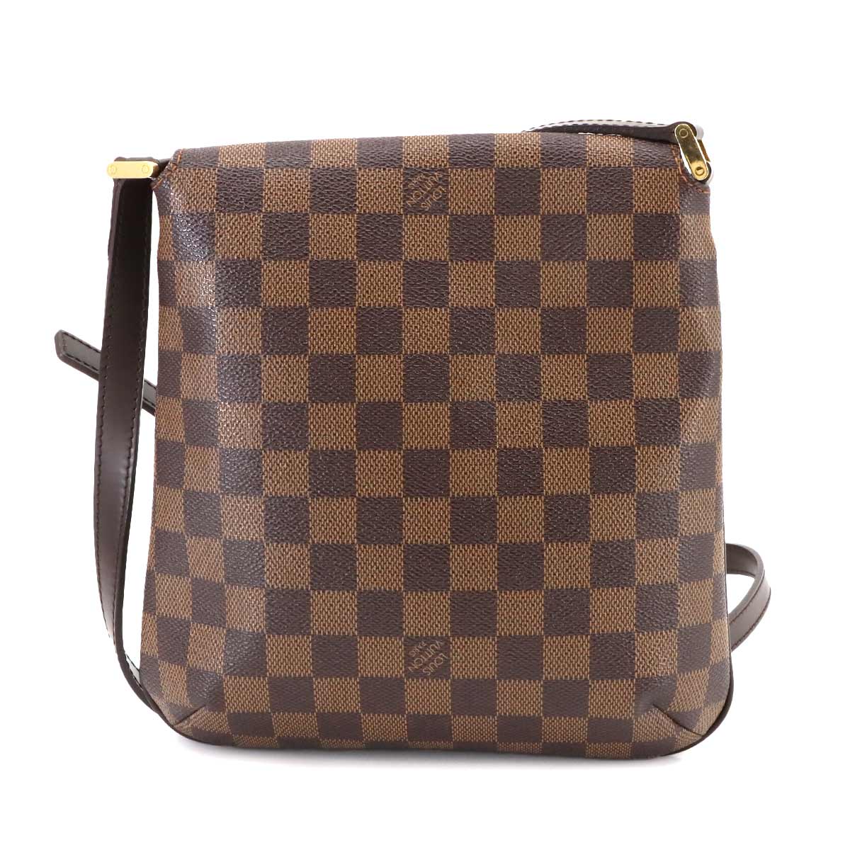 Damier Musette Salsa Long Shoulder Bag Ebene N51300