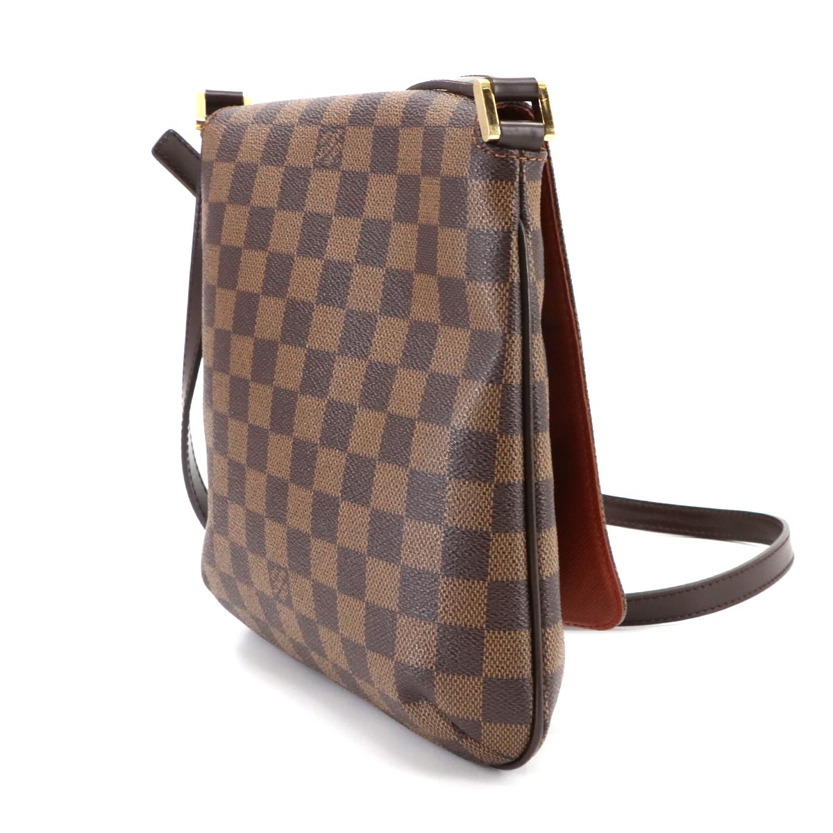 Damier Musette Salsa Long Shoulder Bag Ebene N51300