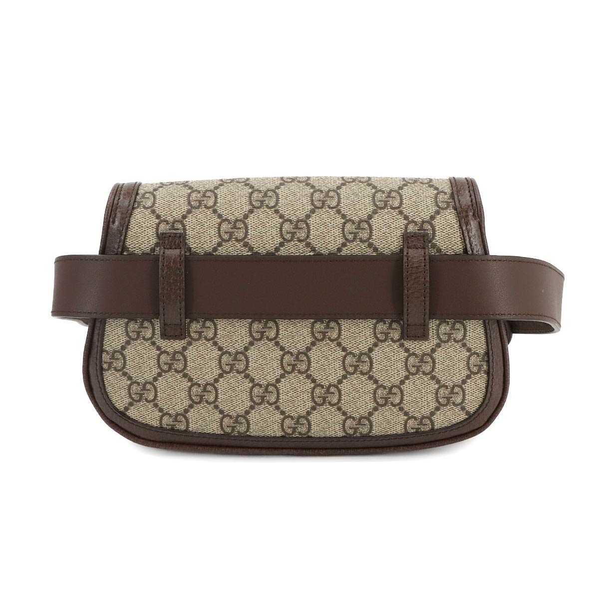 Blondie GG Supreme Belt Bag Leather Beige Brown 703807 Purse