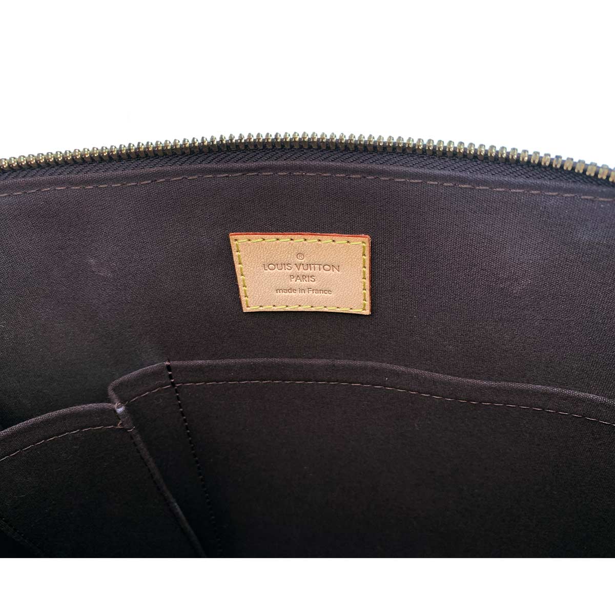 Monogram Vernis Alma PM Hand Bag Amarante M91611 Purse