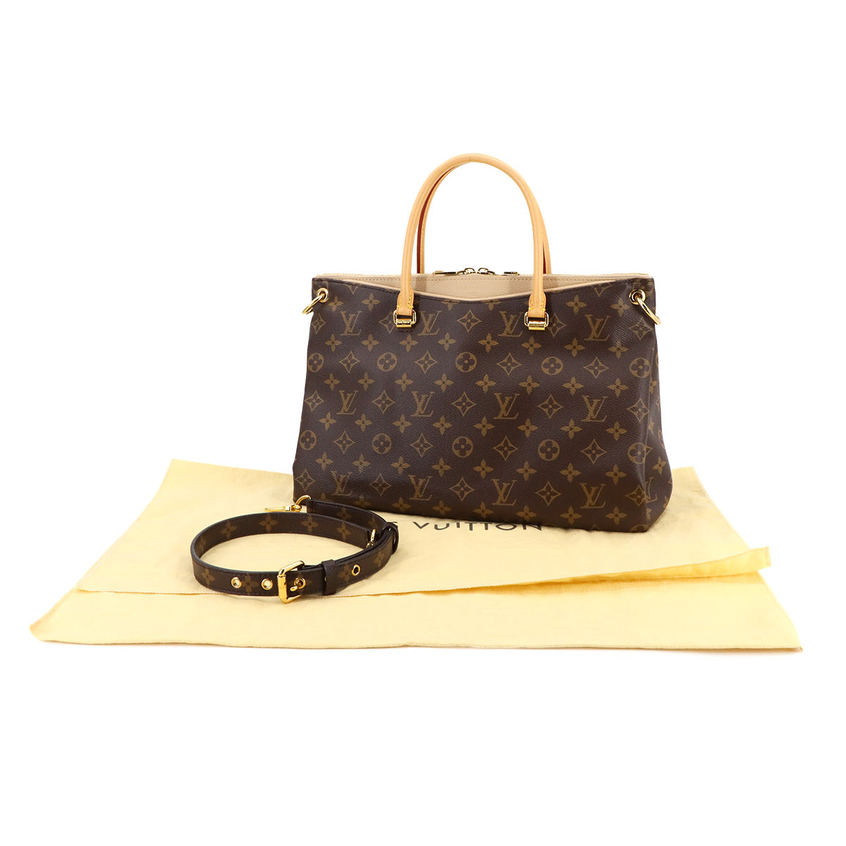 Monogram Pallas 2way Hand Shoulder Bag Dune M50066