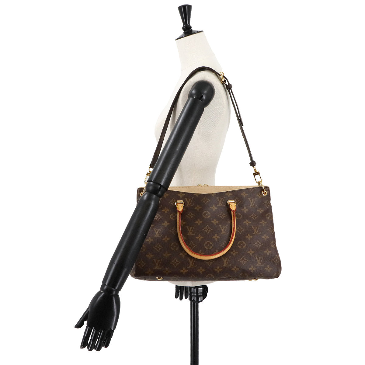 Monogram Pallas 2way Hand Shoulder Bag Dune M50066