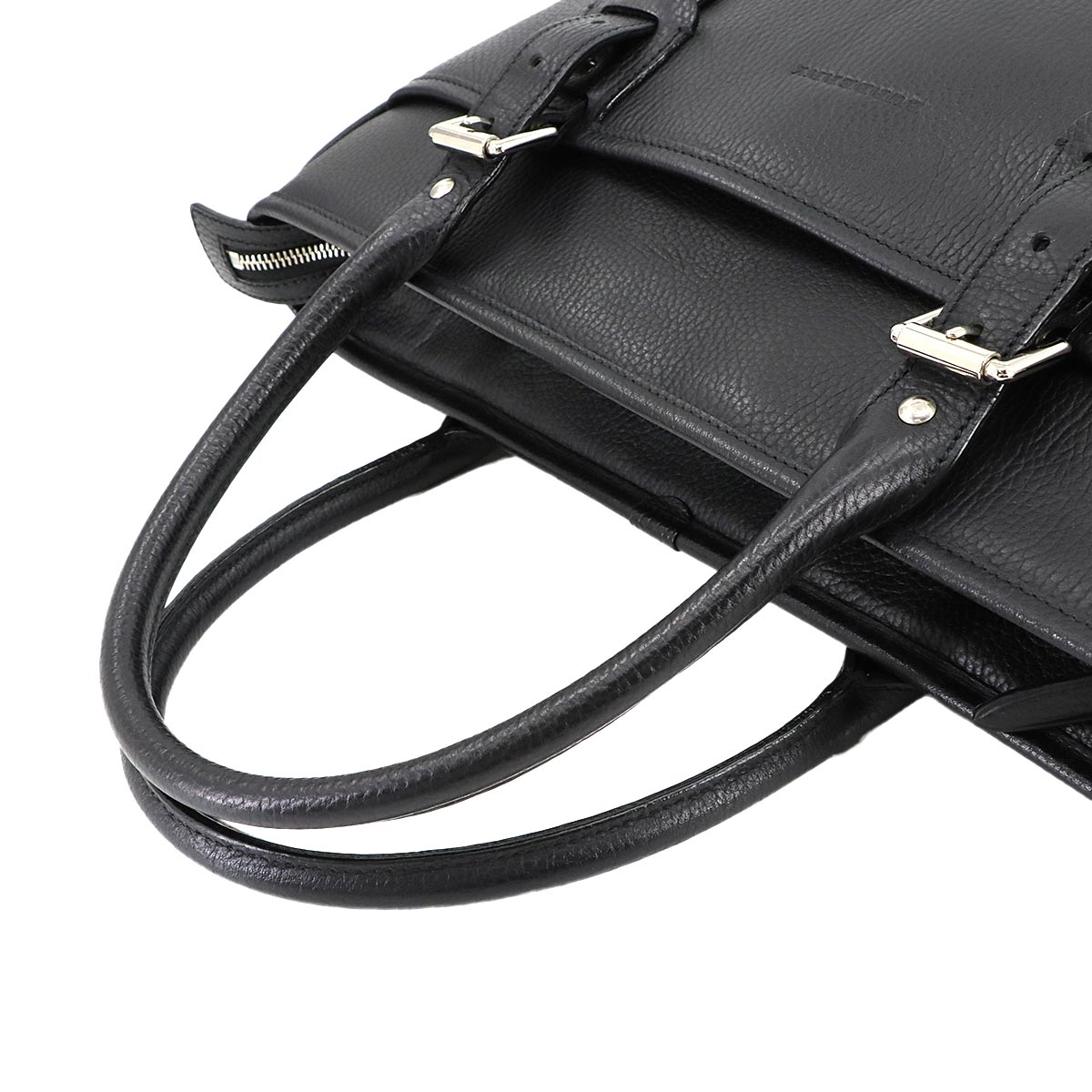 Briefcase Business Bag Leather Black