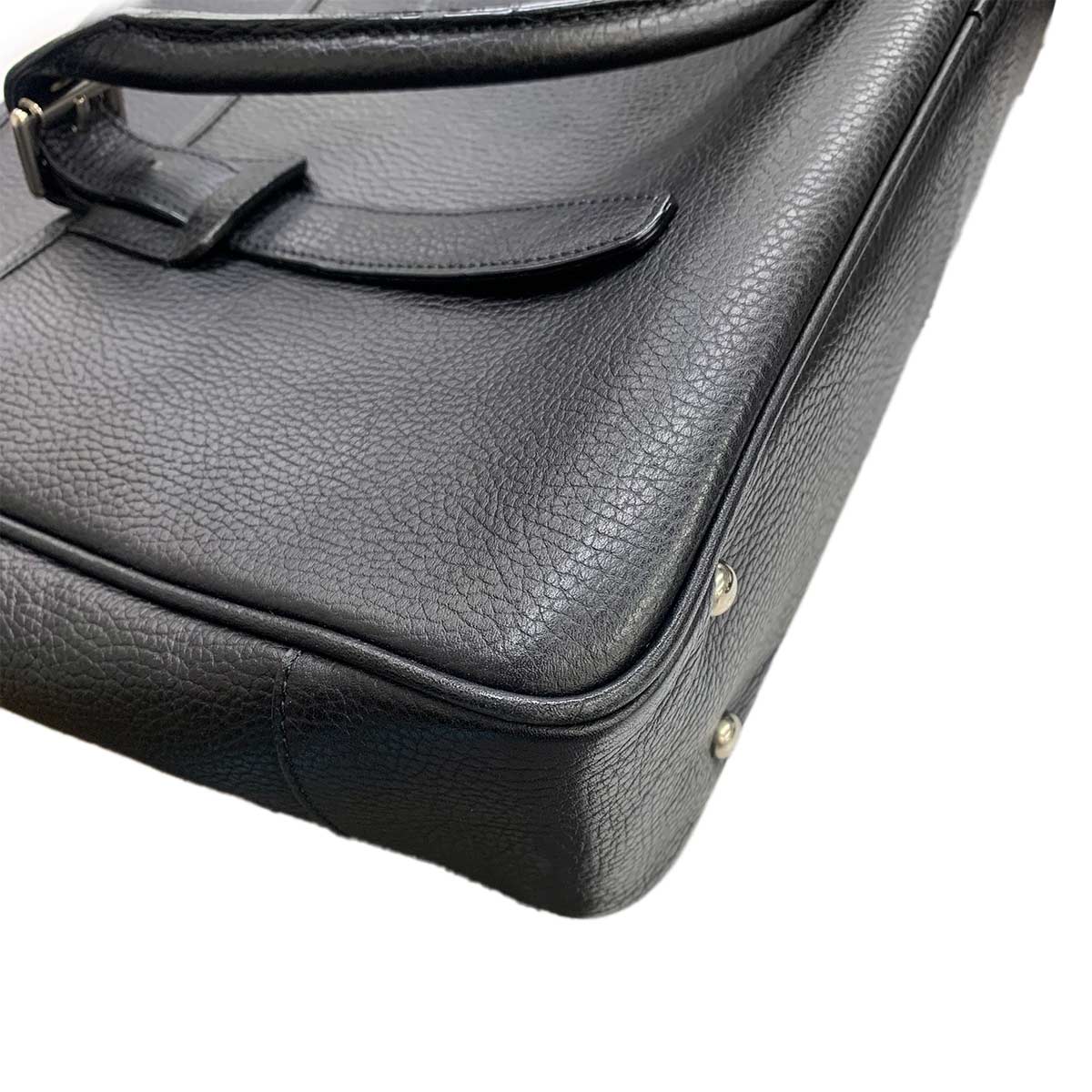 Briefcase Business Bag Leather Black