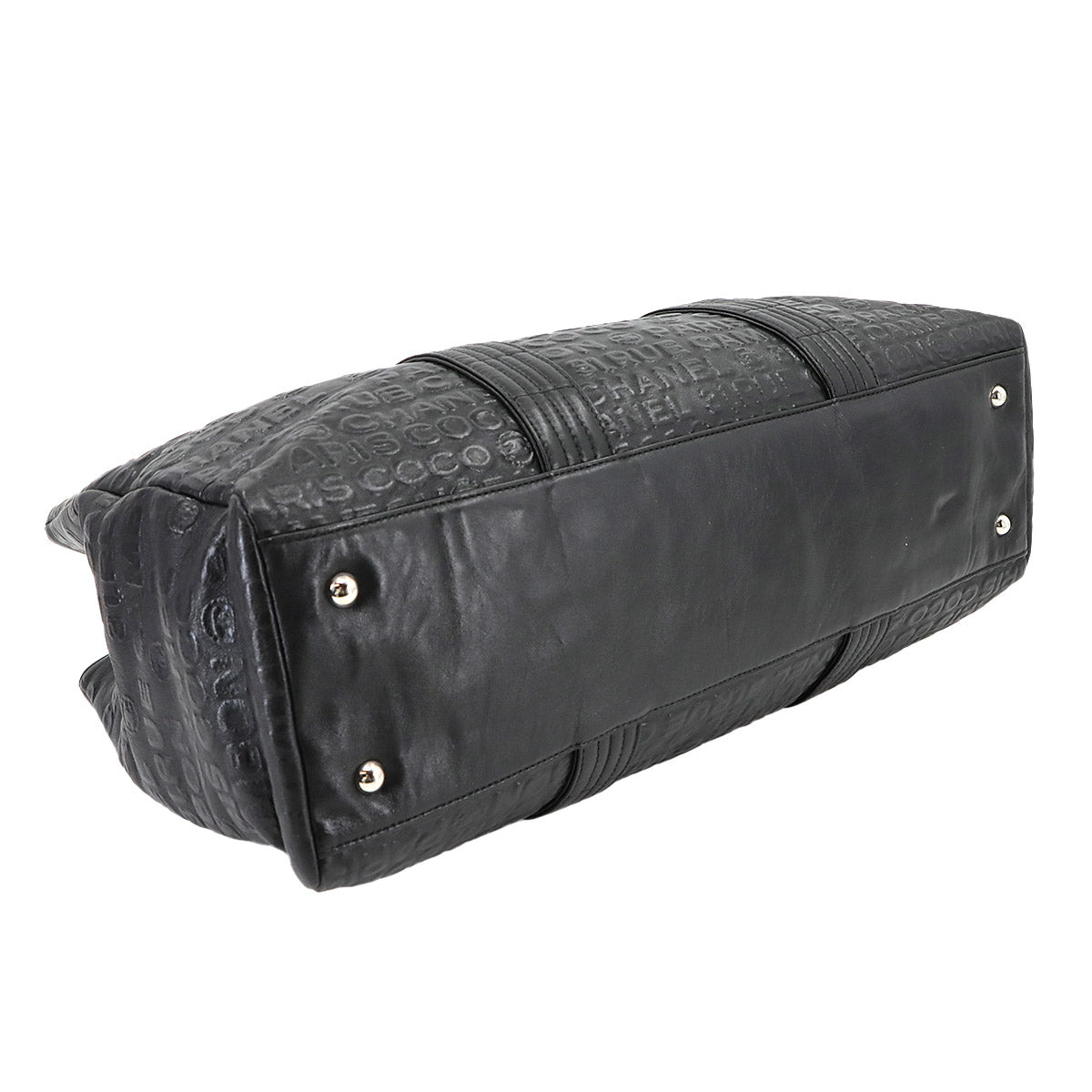 CHANEL Unlimited Tote Bag Leather Black Purse