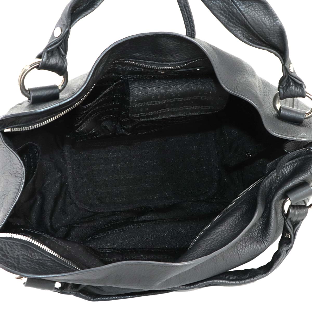 Bittersweet Tote Bag Leather Black Purse