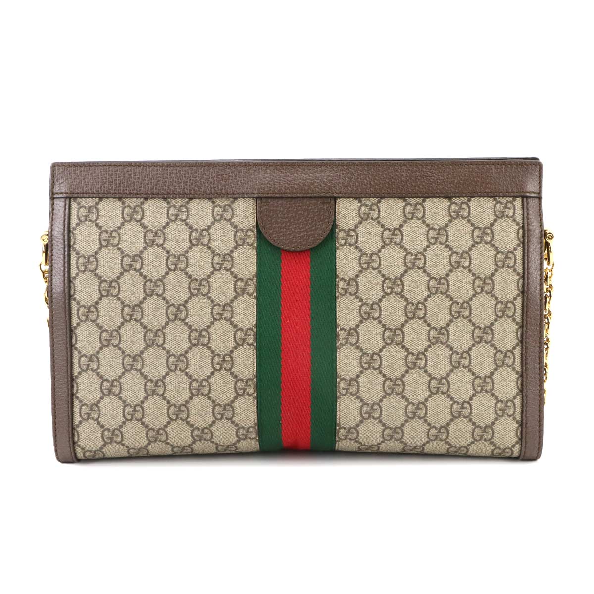 Ophidia GG Medium Shoulder Bag GG Supreme Canvas Beige 503876