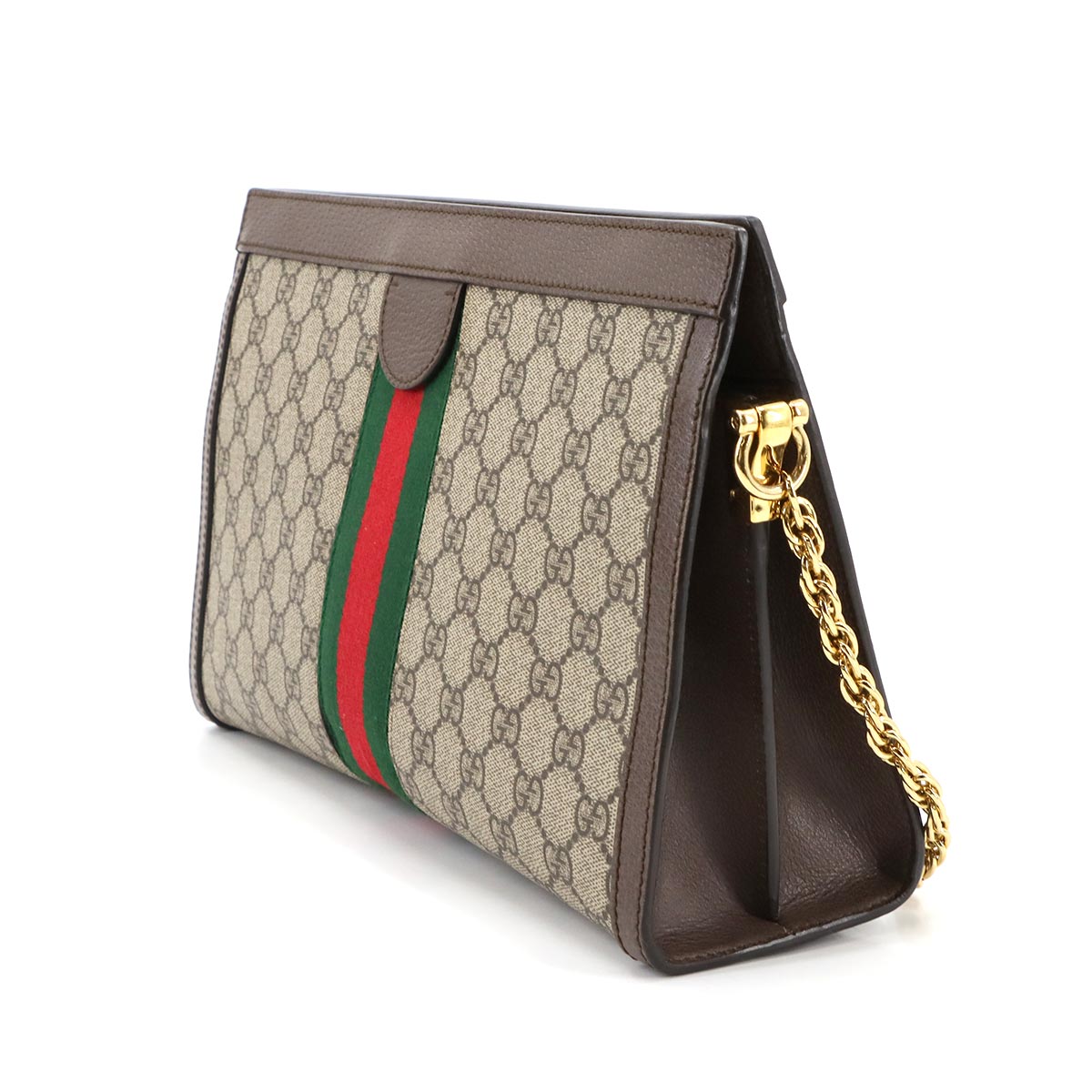 Ophidia GG Medium Shoulder Bag GG Supreme Canvas Beige 503876