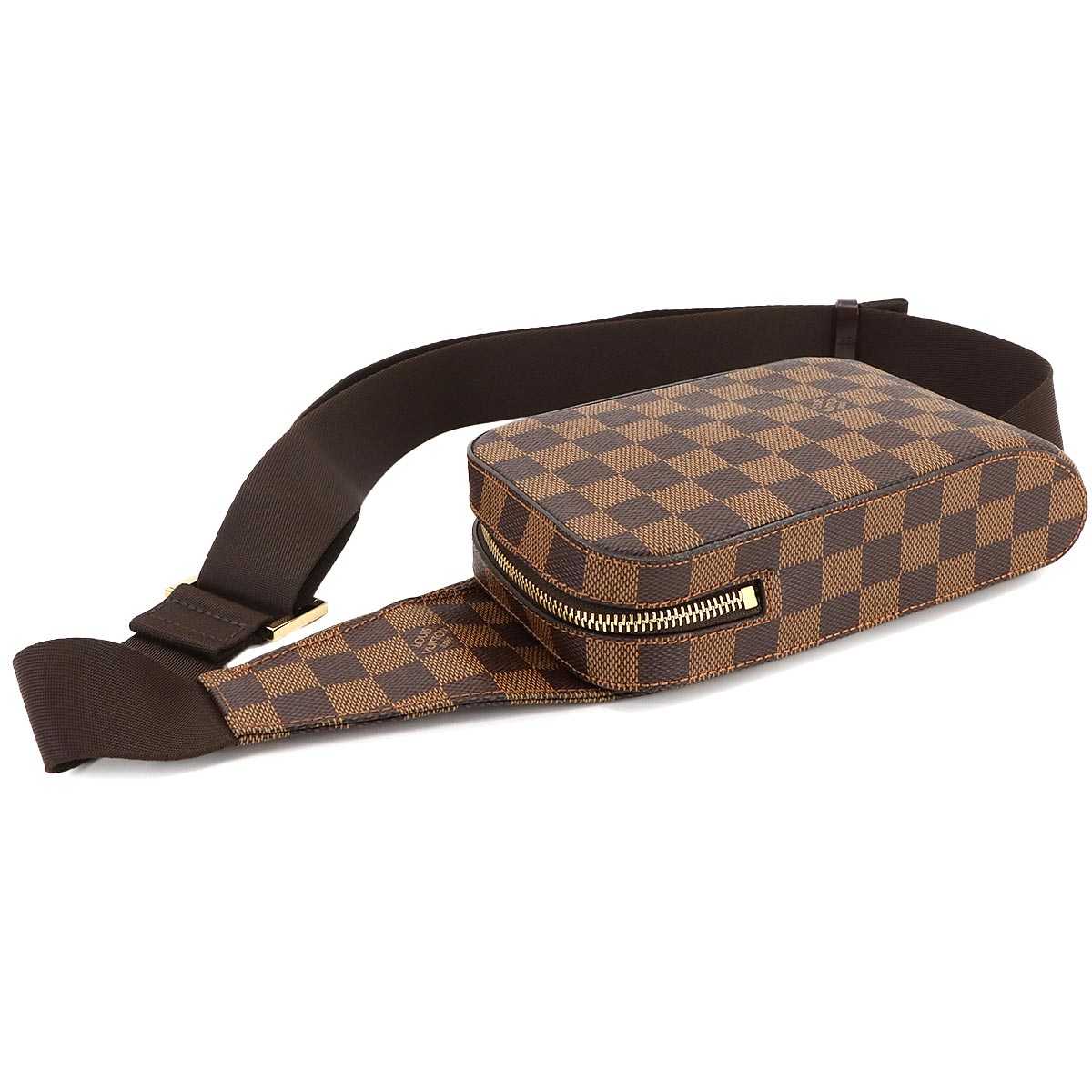 Damier Geronimos Crossbody Bag Ebene Brown N51994