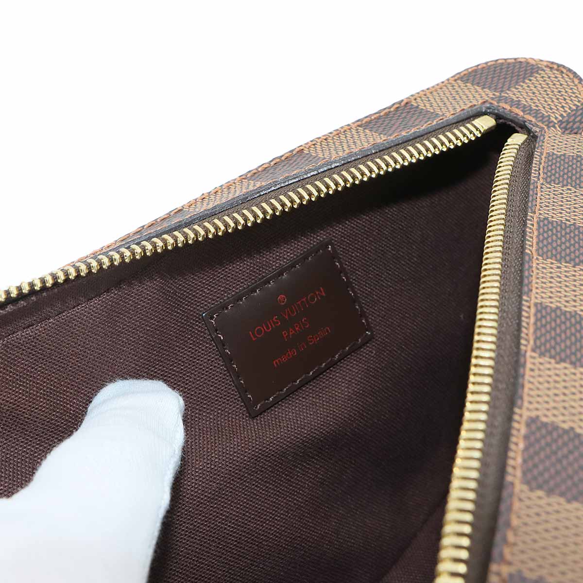 Damier Geronimos Crossbody Bag Ebene Brown N51994