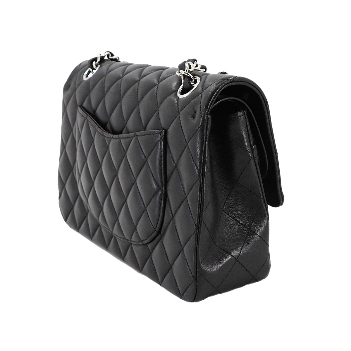 Matelasse 25 Chain Shoulder Bag Leather Black A01112 11.12