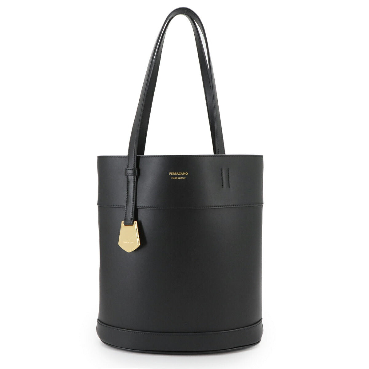 Tote Bag Leather Nero 217533 Black Purse