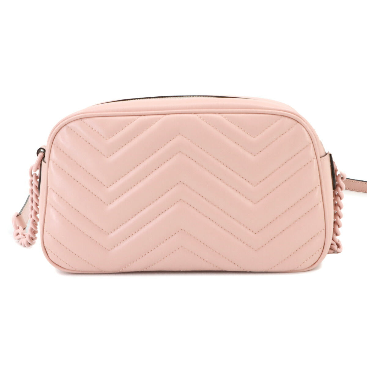 GG Marmont Quilting Small Chain Shoulder Bag Leather Pink 447632