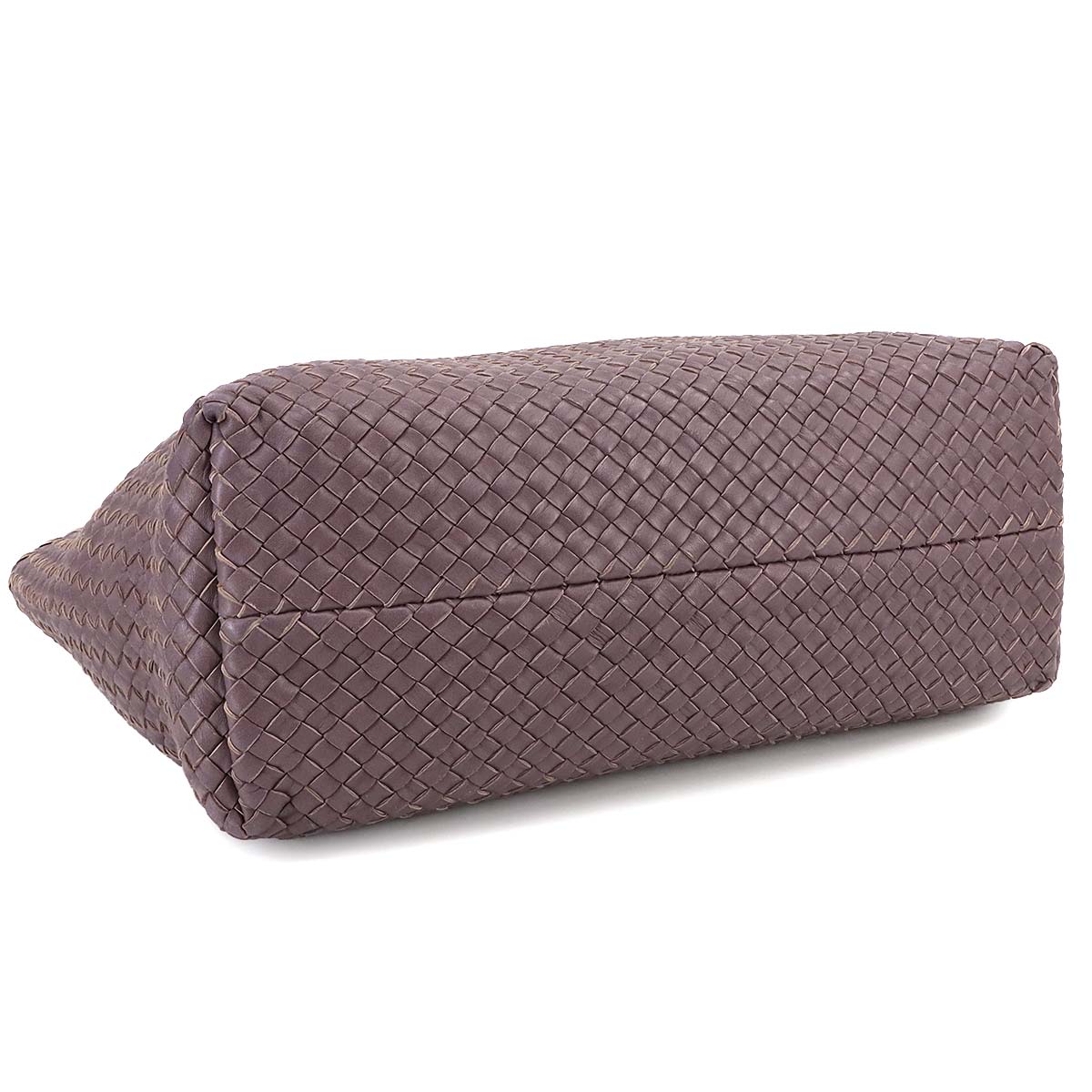 Intrecciato Cabat MM Tote Bag Leather Purple 115664