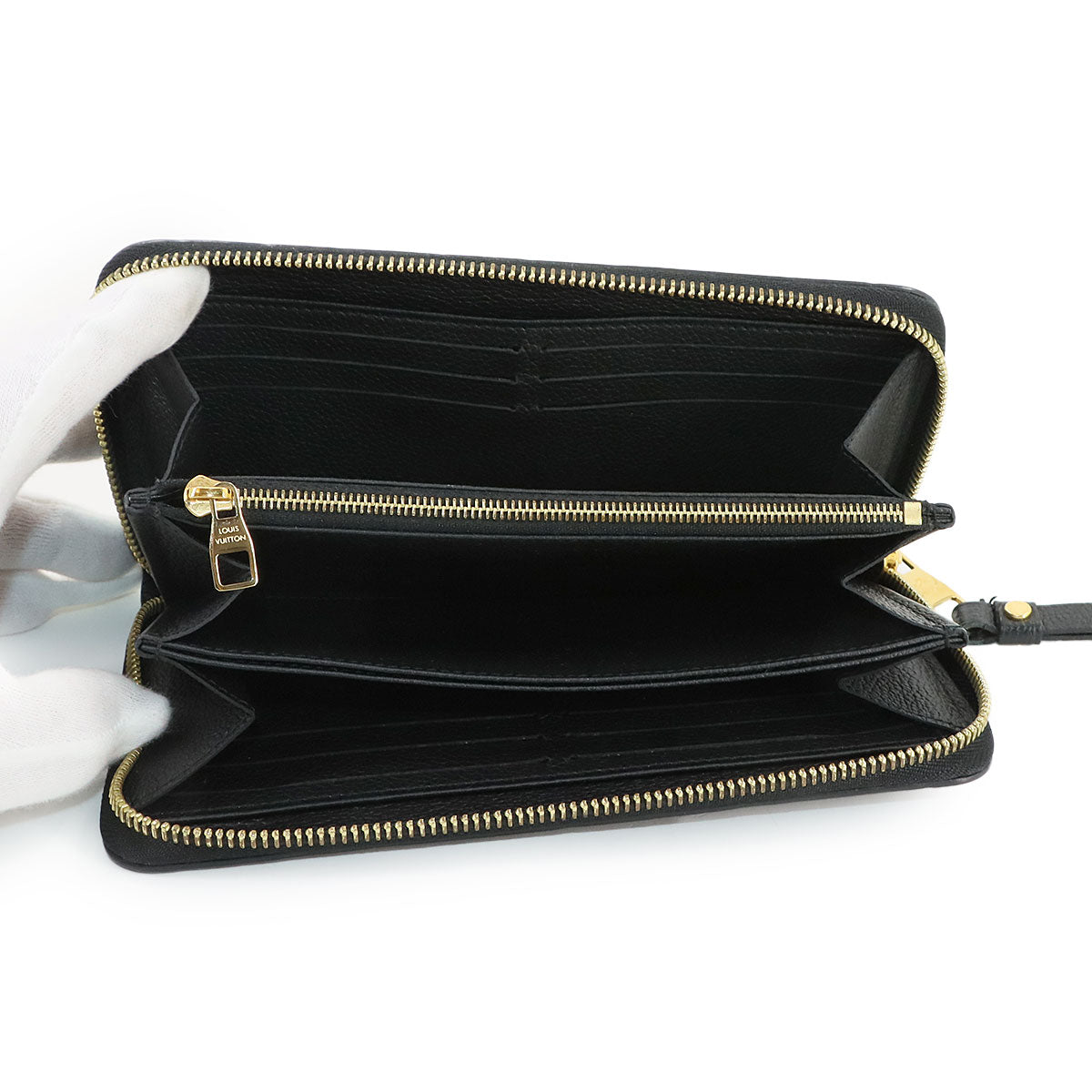 Monogram Empreinte Zippy Wallet Leather Noir M61864